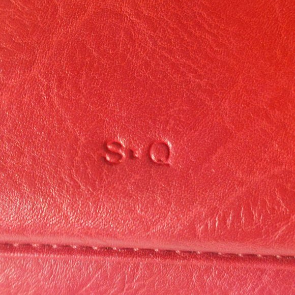 S Q Wallet Red New with Tags - Picture 3 of 6